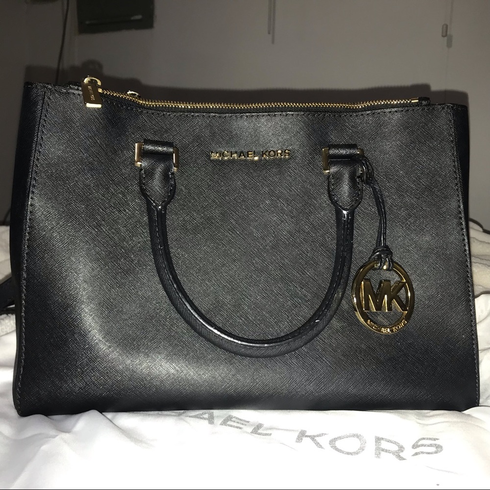 Michael Kors black satchel bag! Lightly used!